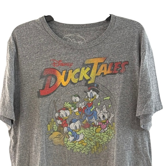 Disney Bundle DuckTales & Peter Pan T-Shirts XL Grey and Green Short Sleeve - Picture 8 of 16
